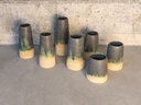 VASES OLD GREEN